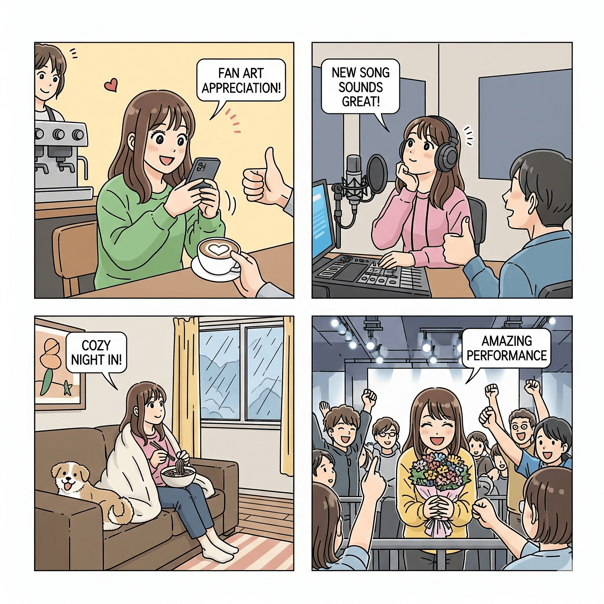 Comic4 스타일 예시