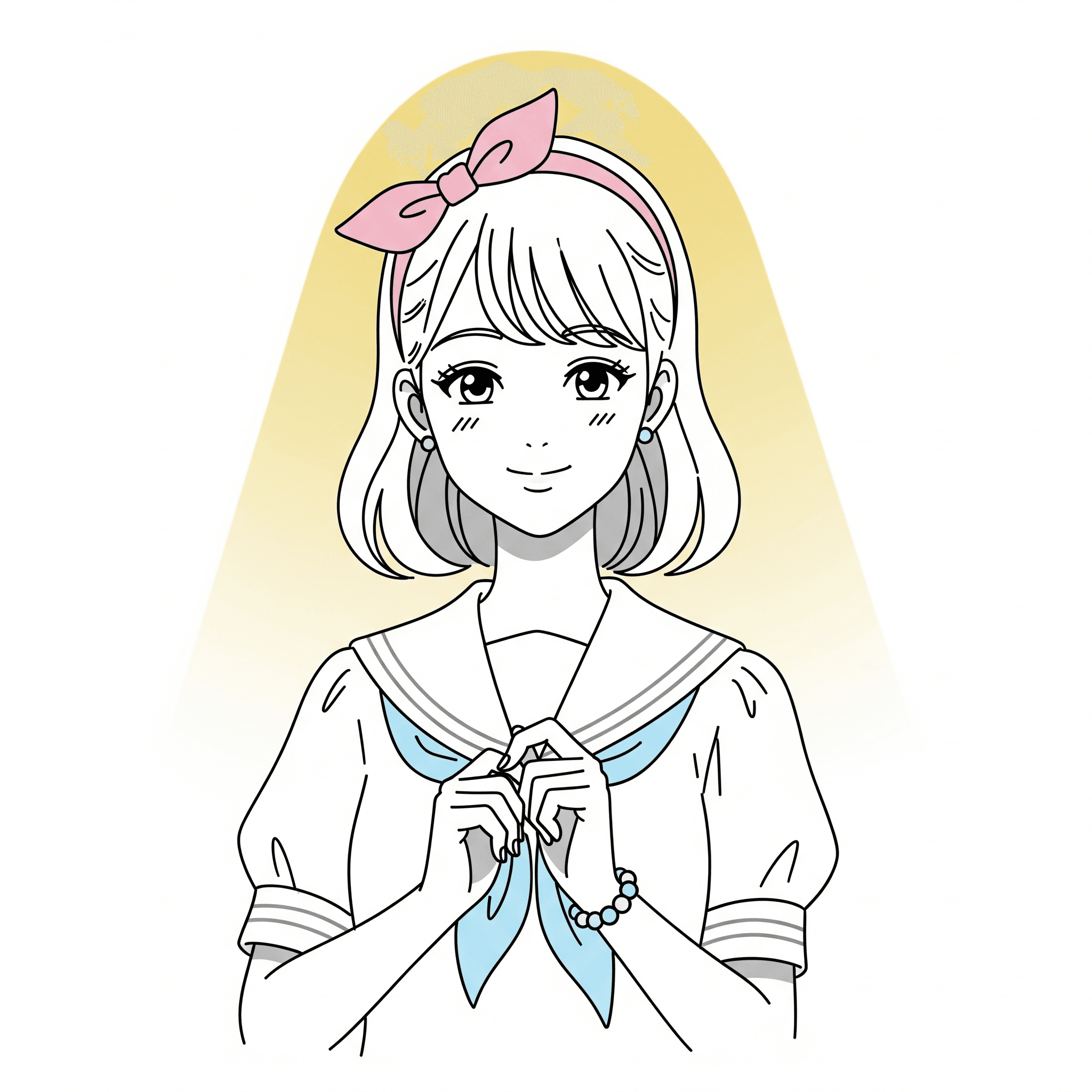 Lineart 스타일 예시